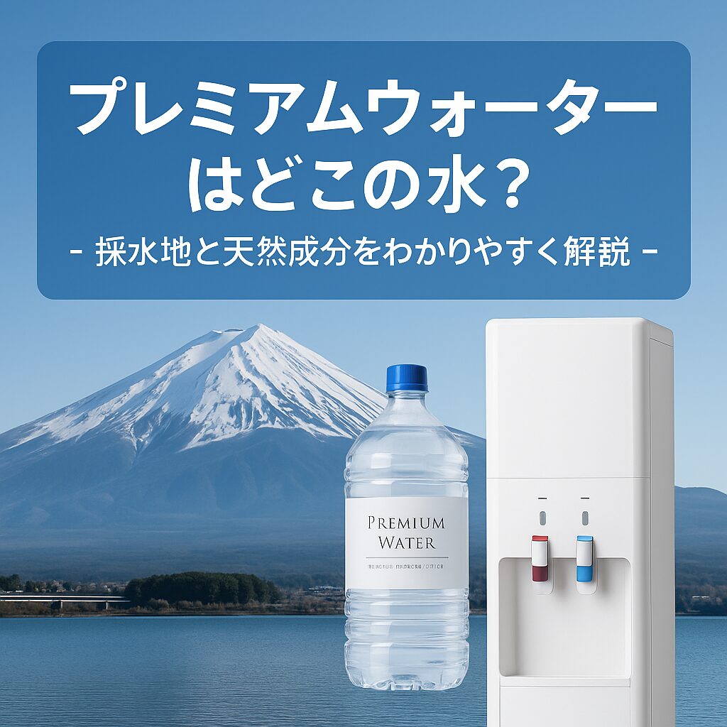 プレミアムウォーターはどこの水？採水地・成分・特徴を徹底解説！
